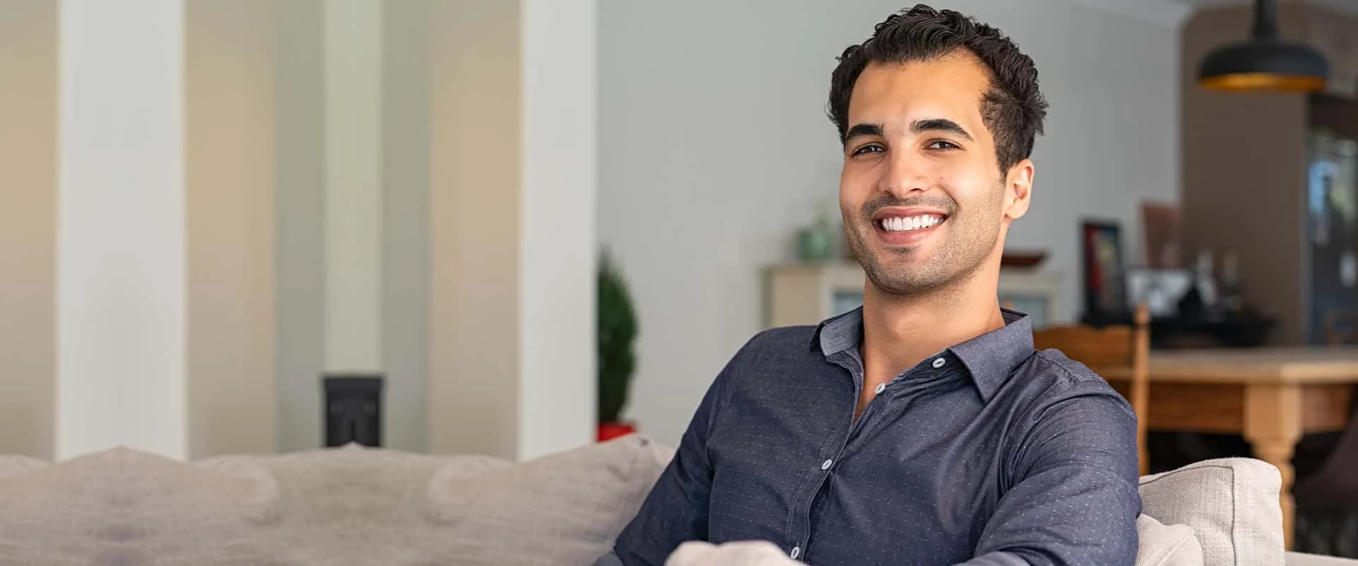 happy customer after dental treatment